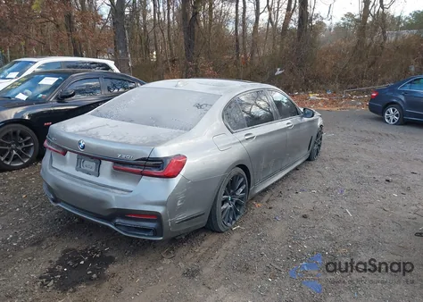 2020 BMW 750I xDrive from USA, damaged, VIN WBA7U2C08LCD59593